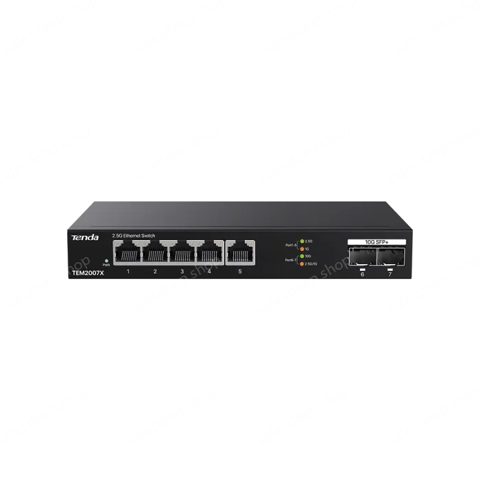 5-Port 2.5G Ethernet Switch With 2*10G SFP+ Slots