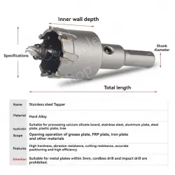 Stainless steel special hole opener 27mm