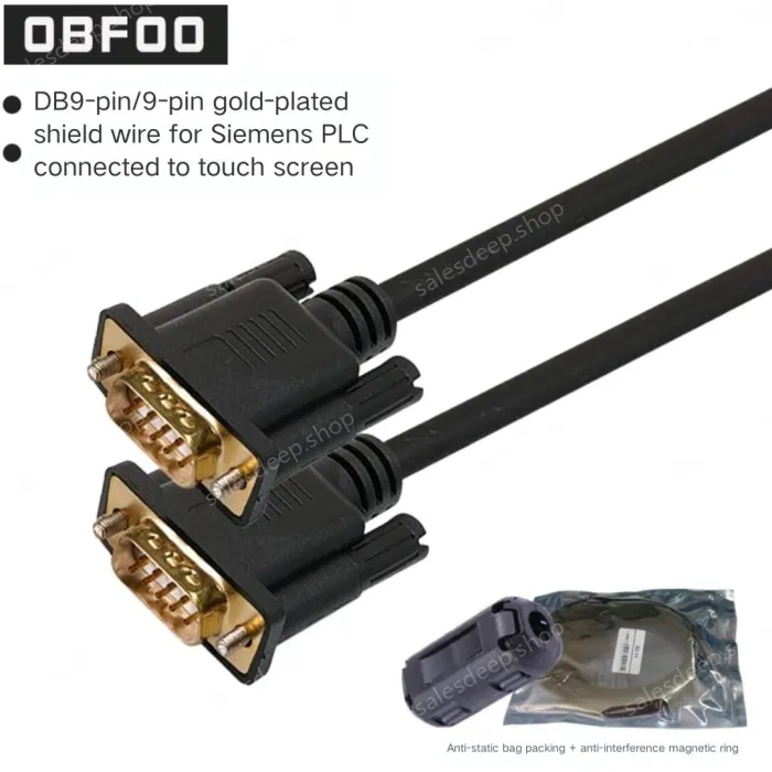 3m Gold Plated Connector Bag + Anti-Interference Magnetic Ring 0BF00