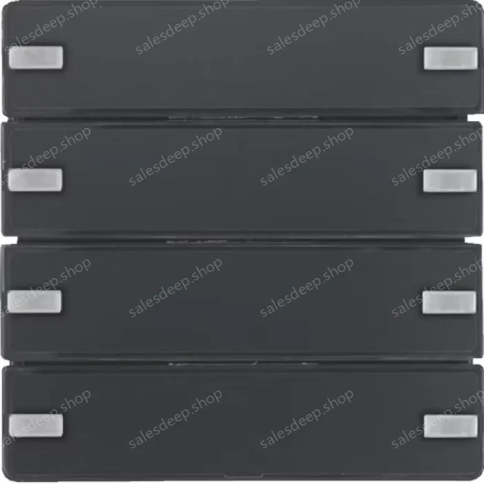 Push-button 4gang, + RGB LED, internal temp. sensor, KNX - Q.1/Q.3, ant.