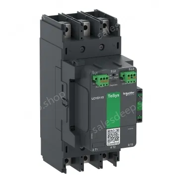 LC1G185EHEA Contactor, high power, TeSys Giga, advanced version, AC-3, <= 440V, 185A, 3 pole/NO, 48-130VAC/DC coil