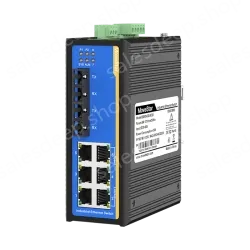 8 Ports 10/100M Din-Rail Managed Industrial Ethernet Switch