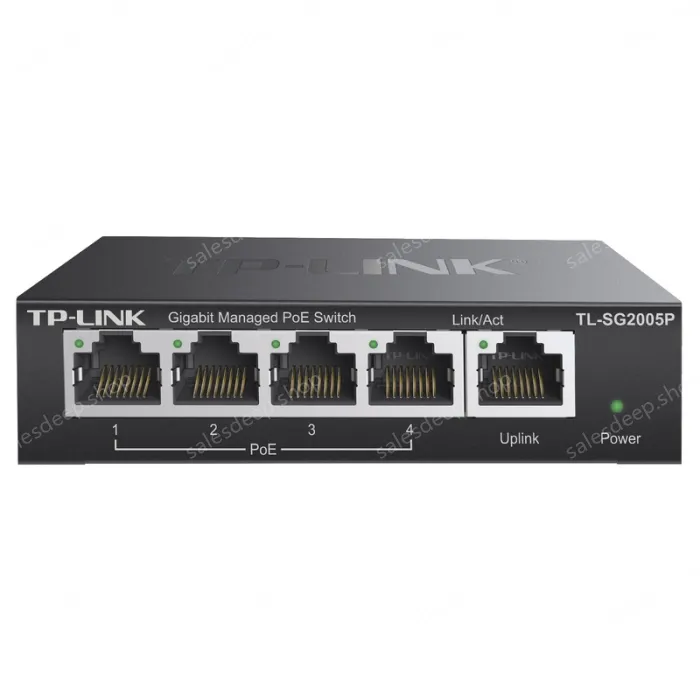 5 port Full gigabit cloud-managed PoE switches